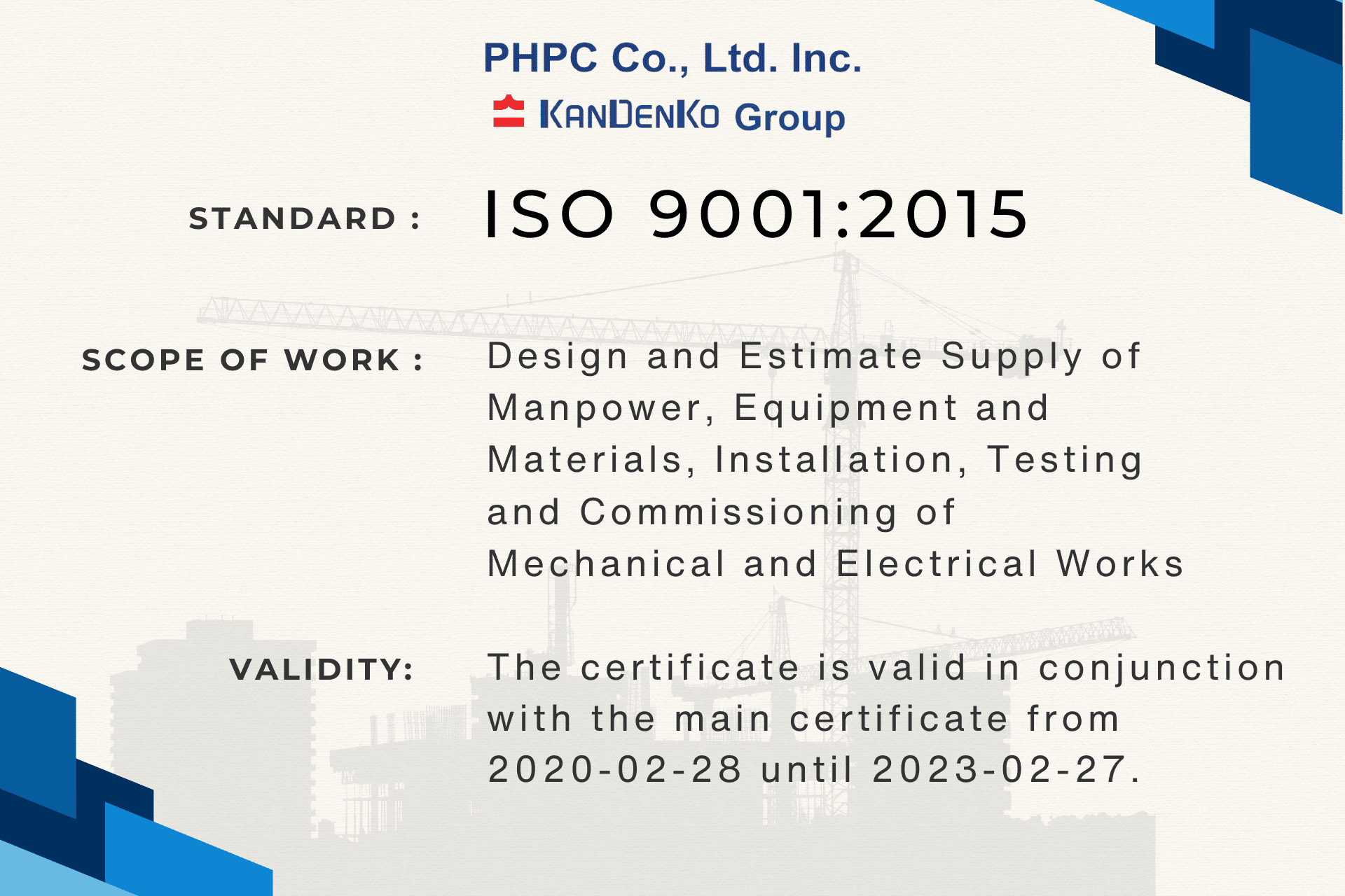ISO Certification 3